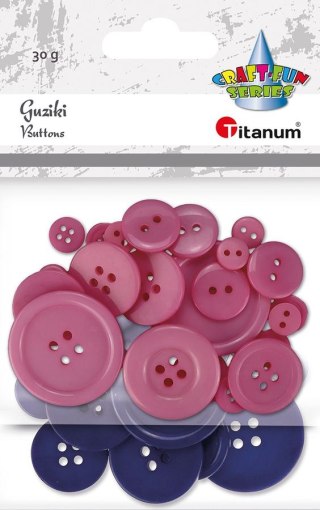 Guziki Craft-Fun Series plastikowe mix Titanum (24BR0202)