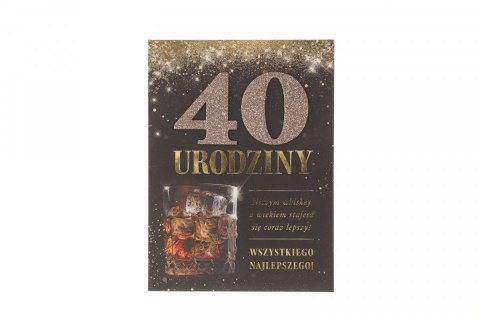 Kartka składana urodzinowy Art Nuvo (5905771370138)