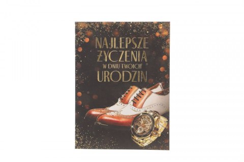 Kartka składana urodzinowy Art Nuvo (5905771370138)