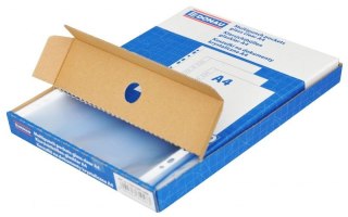 Koszulki na dokumenty krystaliczna A4 kolor: transparentna typu U 45 mic. Donau (1765100PL-00B)