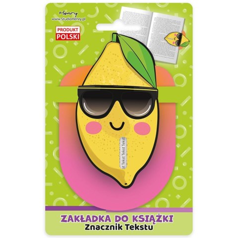 Zakładka do książki znacznik tekstu cytryna Henry (5905701484546)