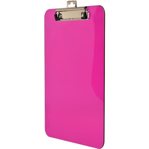 Deska z klipem (podkład do pisania) A4 różowy [mm:] 315x225 Tetis (BD641-R)