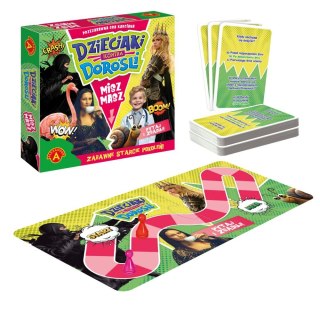 Gra planszowa MISZ MASZ DZIECIAKI KONTRA DOROŚLI Alexander