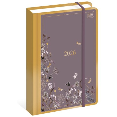 Kalendarz książkowy (terminarz) DZIENNY A5 Interdruk (METAL.SATIK)