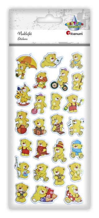 Naklejka (nalepka) Craft-Fun Series Misie Titanum (PPT-10)