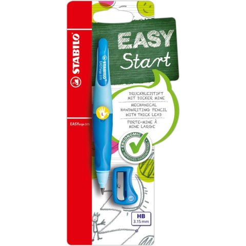 Ołówek automatyczny EASYERGO 4006381468671 Stabilo (B-46867-3 niebieski)