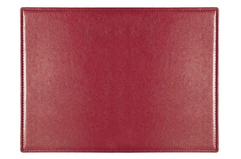 Podkład na biurko skóropodobny bordowy polipropylen PP [mm:] 670x470 Warta (021824910019)