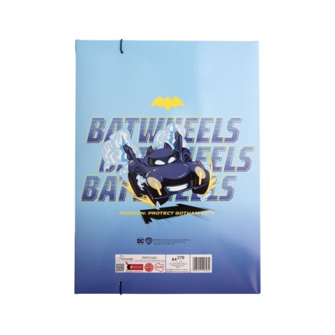 Teczka kartonowa na gumkę Batman Kods A4 mix 270g Beniamin (6464)