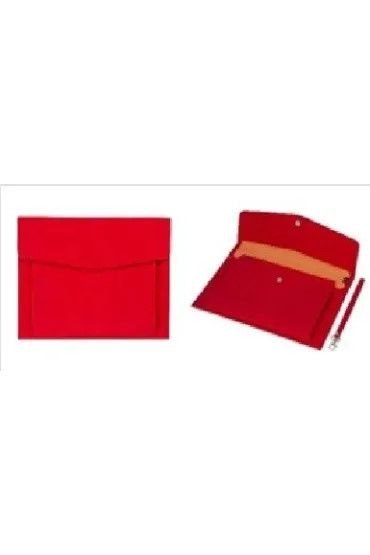 Teczka ofertowa koperta na napy A4 kolor: czerwony 1 kieszeni Antra