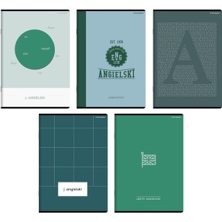 Zeszyt A5 angielski 60k. 70g krata Top 2000 (400183680)