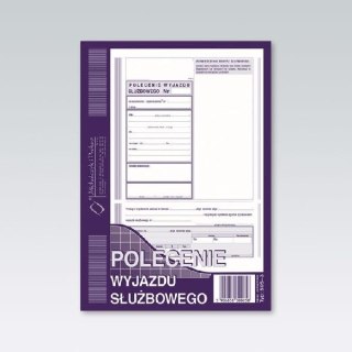 Druk offsetowy A5 Polecenie wyjazdu służbowego 40k. Michalczyk i Prokop (505-3)