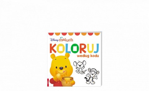 Książka dla dzieci DISNEY MALUCH. KOLORUJ WEDŁUG KODU Ameet (COLO 9201)