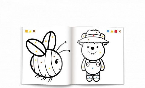 Książka dla dzieci DISNEY MALUCH. KOLORUJ WEDŁUG KODU Ameet (COLO 9201)