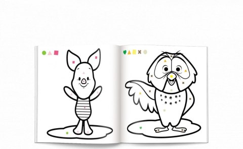 Książka dla dzieci DISNEY MALUCH. KOLORUJ WEDŁUG KODU Ameet (COLO 9201)