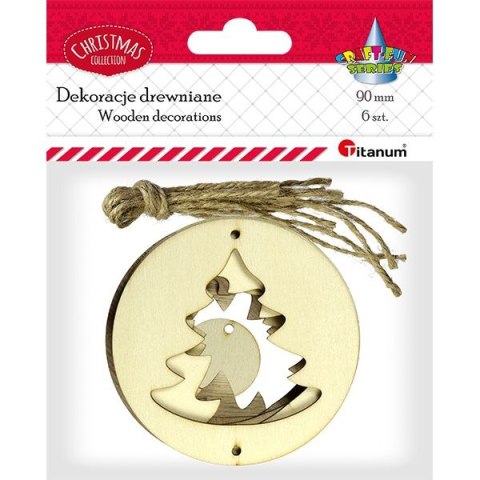 Ozdoba drewniana Craft-Fun Series zawieszka Titanum (92138)