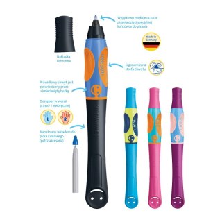 Pióro kulkowe na naboje Griffix Neon Black L 821018 wkład niebieski Pelikan (300009717)