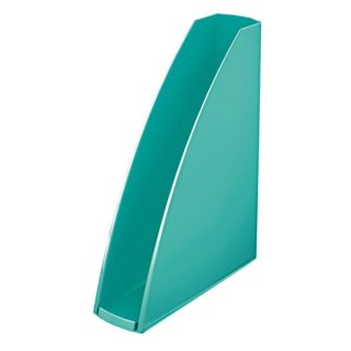 Pojemnik na dokumenty pionowy A4 Wow turkusowy polistyren PS [mm:] 75x312x 258 Leitz (52771051)