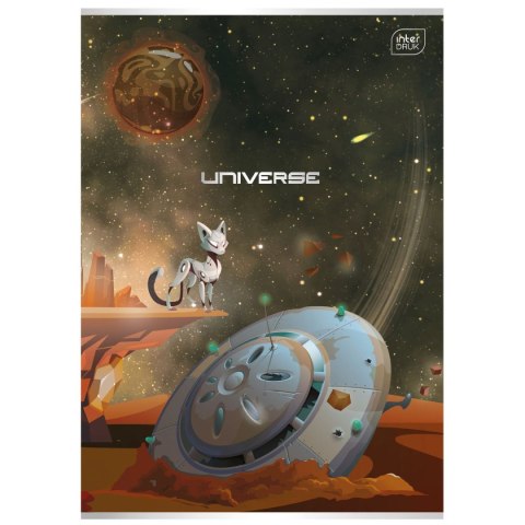 Zeszyt tematyczny A4 COCA COLA Metalic Fantasy 32k. 70g linia Interdruk