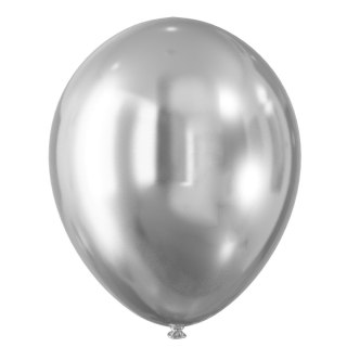 Balon gumowy Celebrate! efekt chromu srebrny 300mm Arpex (KB4437SRE-2510)