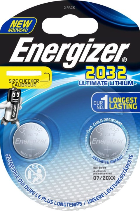 Baterie specjalistyczna Ultimate Lithum CR2032/2 CR2032 Energizer (EN-423006)