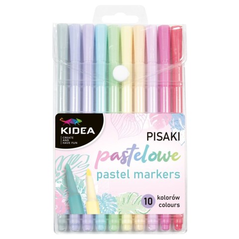 Flamaster pastelowe 10 kol. Kidea (PIP10KA)