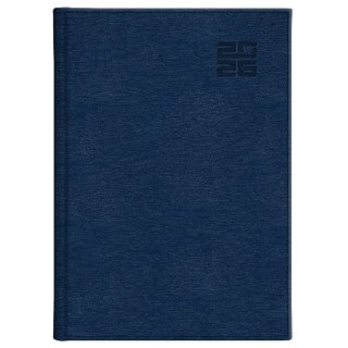 Kalendarz książkowy (terminarz) GRANATOWY aluminium DZIENNY B5 (237 B5DB)