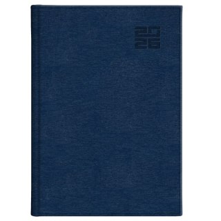 Kalendarz książkowy (terminarz) GRANATOWY aluminium TYGODNIOWY B5 (237 B5TB)