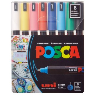 Marker specjalistyczny PC-1MR/8 5906340928309 wkład (różne) 0,07mm igłowa końcówka Posca (194465)