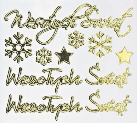 Naklejka (nalepka) Craft-Fun Series Naklejki Wesołych Świąt Titanum (24XQ0524-3)