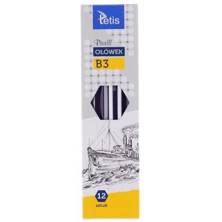 Ołówek PIXELL 3B Tetis (KV060-B3)