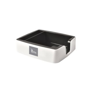 Pojemnik na karteczki i wizytówki BV400-S szary Tetis (szary)