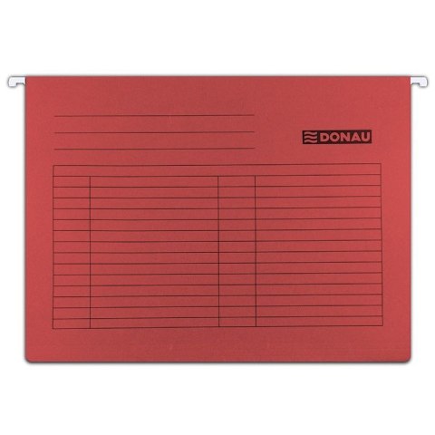 Teczka zawieszkowa A4 czerwony karton 230g Donau (7410905-04)