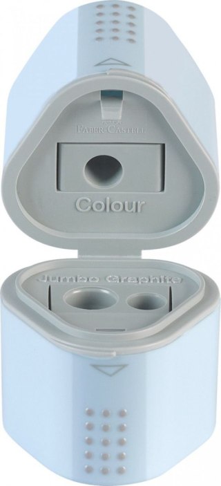 Temperówka GRIP 2001 TRIO SKY BLUE niebieski plastik Faber Castell (183874 FC)