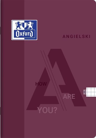 Zeszyt tematyczny A5 angielski 60k. 60g krata Oxford (400175613)