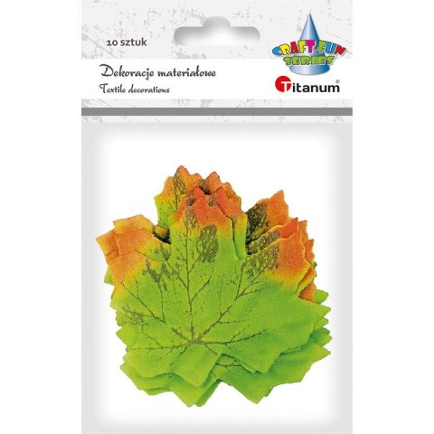 Ozdoba materiałowa Craft-Fun Series liście klonu Titanum (FY-001(G))