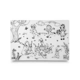 Podkład na biurko FUNNY MAT TRANSPARENT KRÓIKI SFU 1043 polipropylen PP [mm:] 335x480 Strigo (8681379310437)