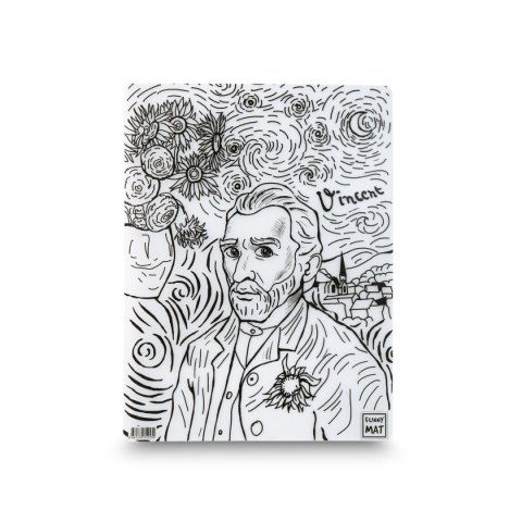 Podkład na biurko FUNNY MAT TRANSPARENT Wincent Van Gog sfu1253 polipropylen PP [mm:] 300x400 Strigo (8681379312530)