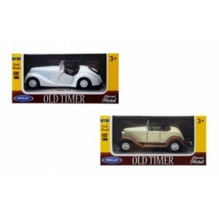 Samochód Welly metalowy 15 cm, stare modele Dromader (130-00875)