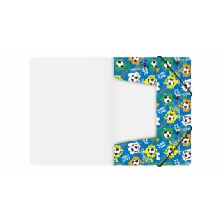 Teczka plastikowa na gumkę FOOTBALL A4 mix Biurfol (TGN-A4-34)