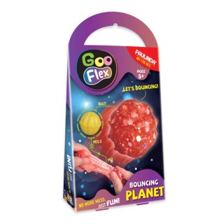 Zestaw kreatywny GOO Flex Stwórz piłeczke kauczukową czerwon 69330518960975 Strigo (232000-2)