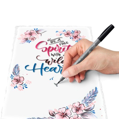 Zestaw kreślarski Zestaw do Brush Letteringu Staedtler (S 61 371-1)
