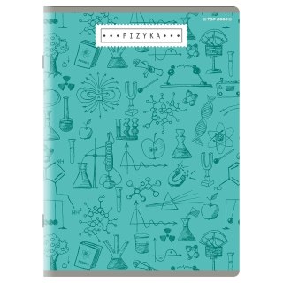 Zeszyt A5 fizyka 60k. 80g krata [mm:] 150x210 TOP-2000 (400160589)