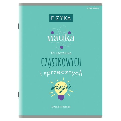 Zeszyt A5 fizyka 60k. 80g krata [mm:] 150x210 TOP-2000 (400160589)