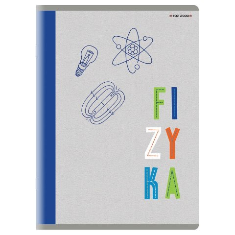 Zeszyt A5 fizyka 60k. 80g krata [mm:] 150x210 TOP-2000 (400160589)