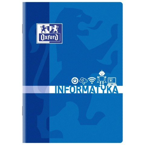 Zeszyt tematyczny A5 angielski 60k. 90g krata Oxford (400139056)