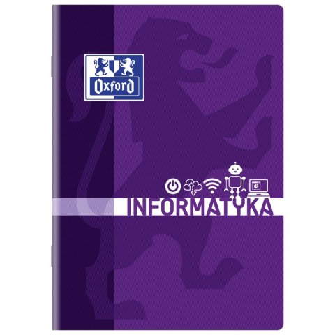 Zeszyt tematyczny A5 angielski 60k. 90g krata Oxford (400139056)