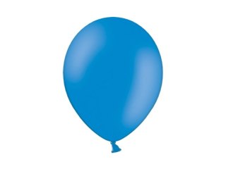 Balon gumowy pastelowy 100 szt niebieski 100mm 12cal Partydeco