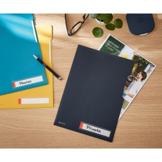 Koszulki na dokumenty Cosy A4 kolor: szary typu L Leitz (47080089)