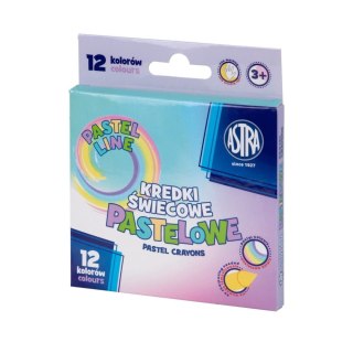 Kredki świecowe pastel 12 kol. Astrino (311022001)
