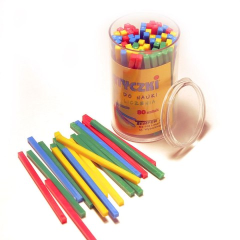 Patyczki do liczenia do nauki liczenia 80 el. Temper (080)